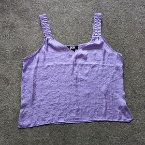 DKNY lavender sleeveless tank top blouse women's XLarge NEW